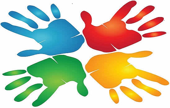 Multi-Colored Palm Print